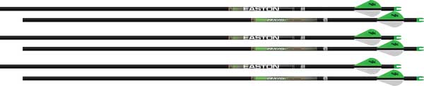 EASTON ARROW AXIS 4MM 340 2" - BLAZER VANES 6-PACK LONG RANGE