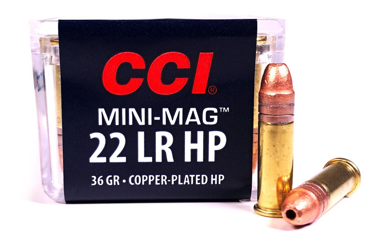 CCI 22LR Ammunition Mini-Mag 0031 36 Grain Hollow Point 100 Rounds