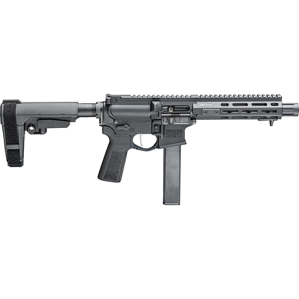 Springfield Armory Saint Victor Handgun 9mm Luger 32rd Colt Magazine 8.5" Threaded Barrel Black