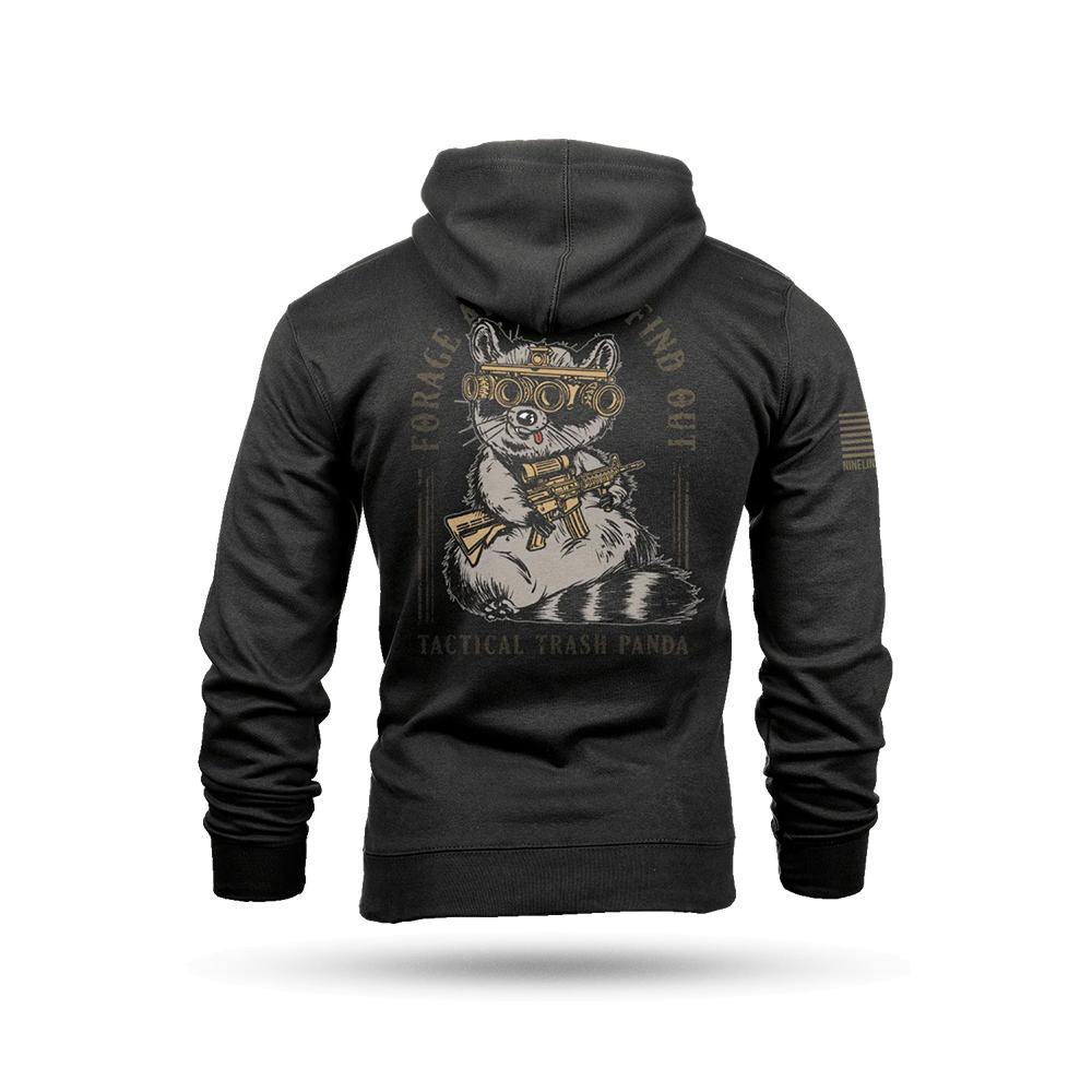 Nine Line Tactical Trash Panda Hooded Sweatshirt Black 2XL