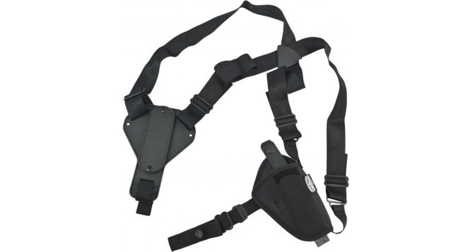 Uncle Mike's Plain Black Nylon Shoulder Holster 8700 AM#0