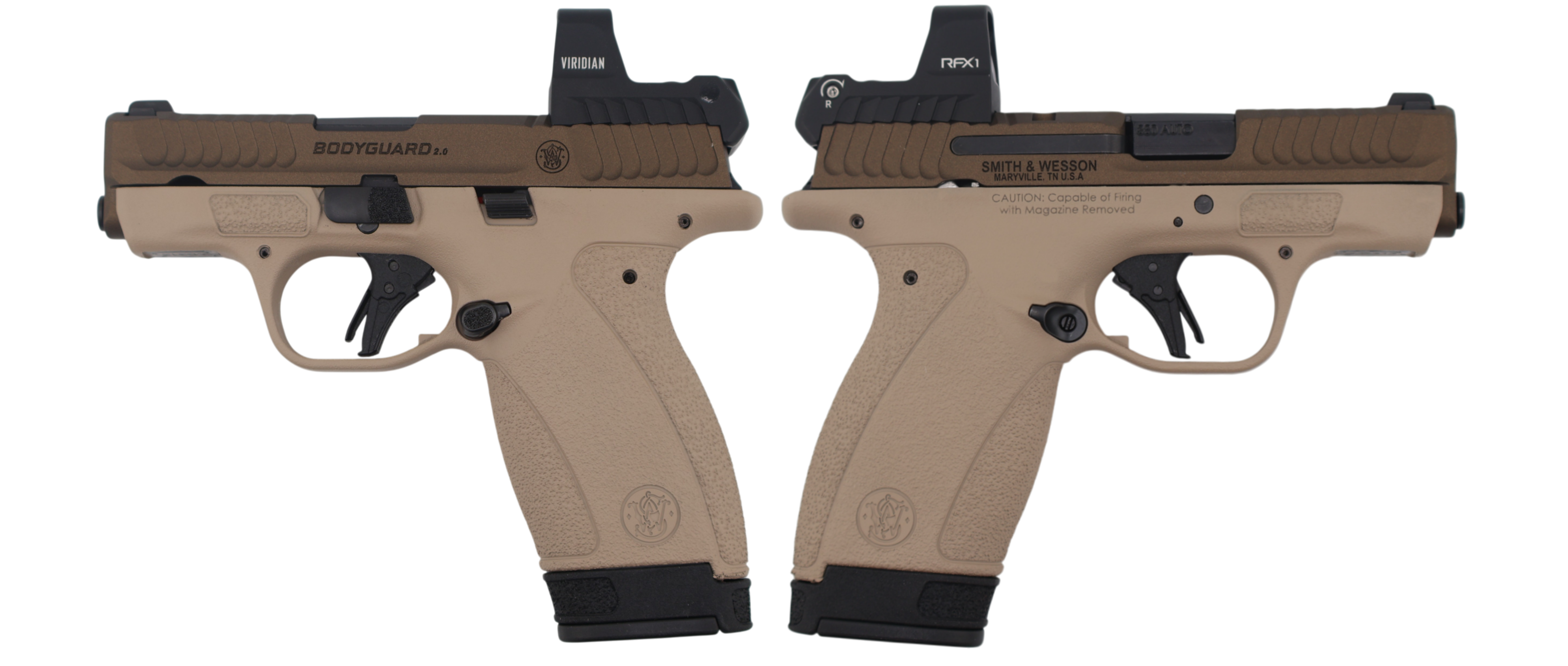 SMITH & WESSON BODYGUARD 2.0 NMS W/ RFX1 OPTIC 380ACP PISTOL 2.75" 1-10RD 1-12RD