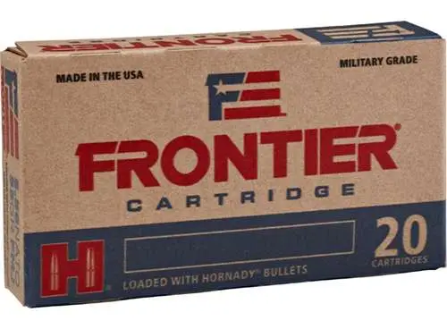HORNADY FRONTIER 5.56 55GR FMJ 20RD BX 500RD CASE - Image 4