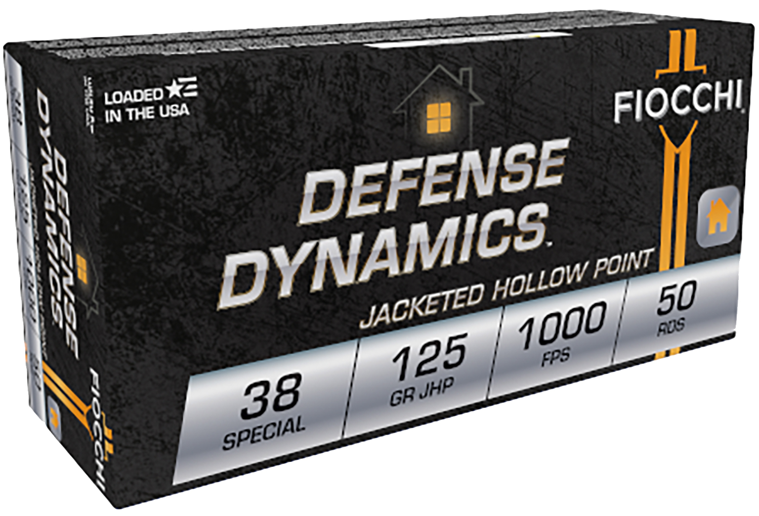 FIO 38SP 125GR DEFENSE JHP 50R