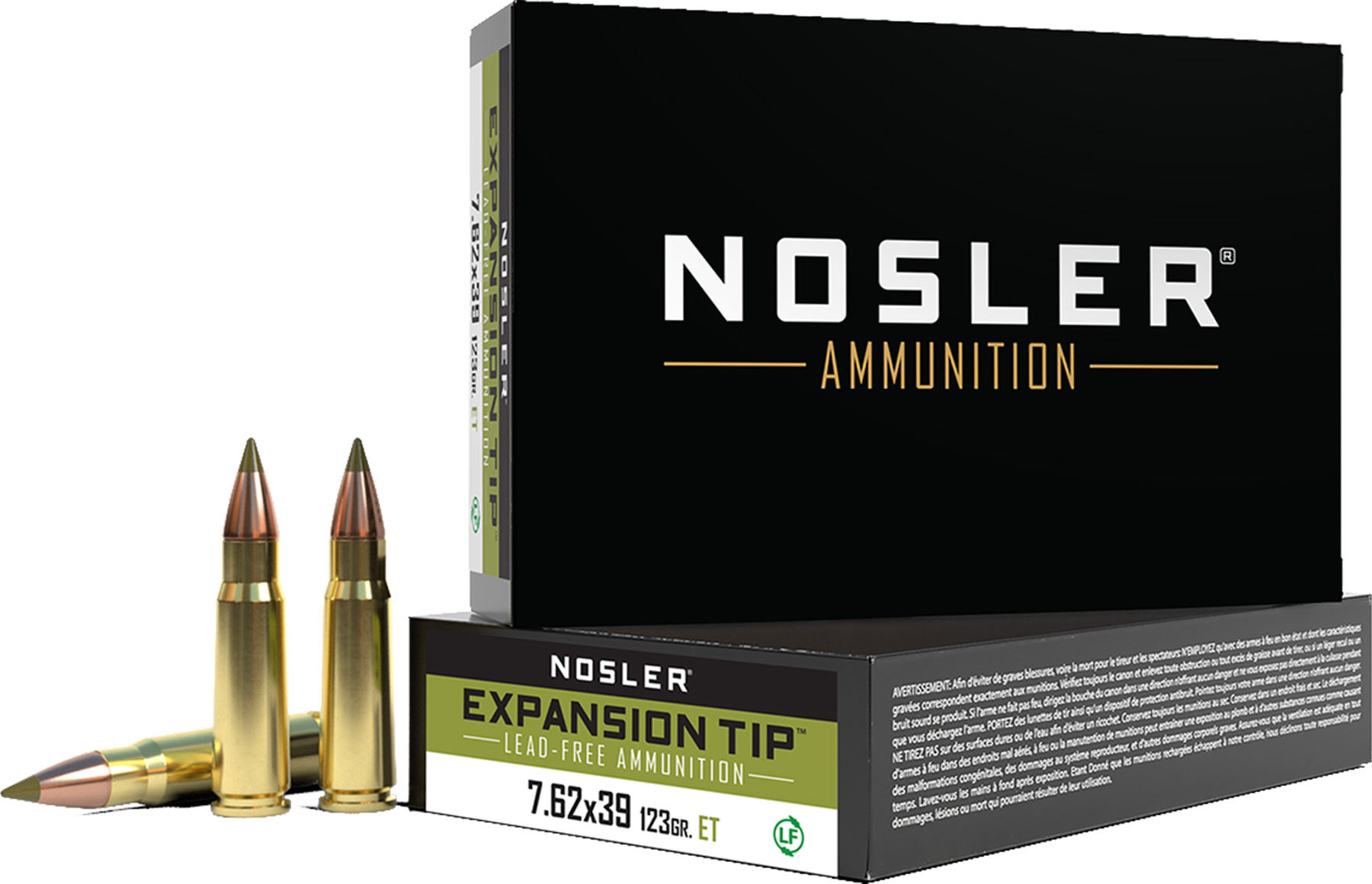 NOS 7.62X39 123GR ET SP 20RD