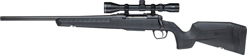 SAVAGE AXIS XP 243 20" LH - COMPACT THREADED BLACK/BLACK