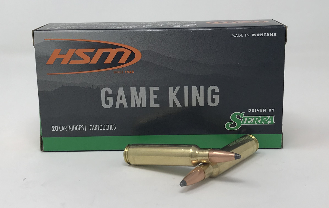 HSM 284 Win Ammunition 2842N 160 Grain SBT GameKing 20 Rounds
