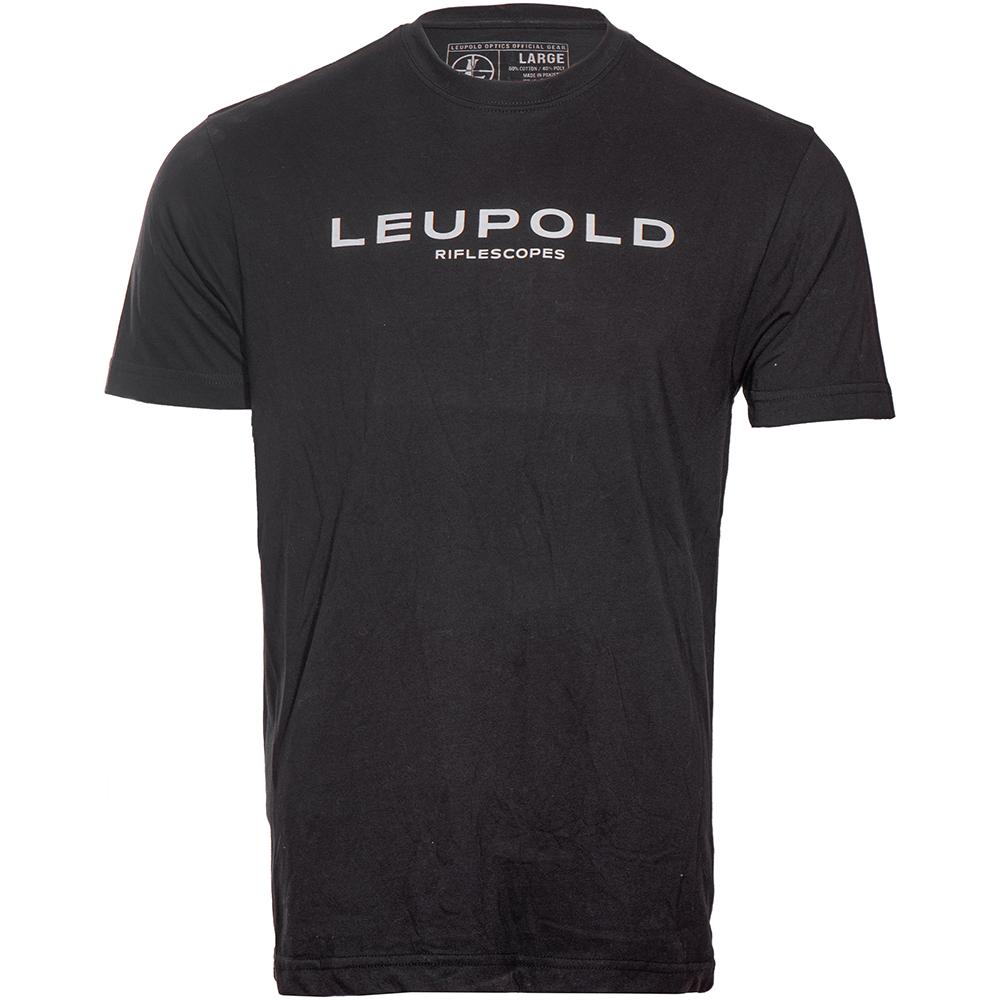 Leupold Riflescopes Short Sleeve Shirt Black 2XL