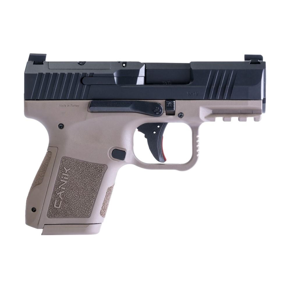 DEMO Canik Mete MC9 Handgun 9mm Luger 12 Magazine 3.18" Barrel Black Slide FDE Frame
